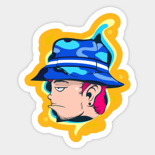 Gorillaz Bucket Hat Sticker